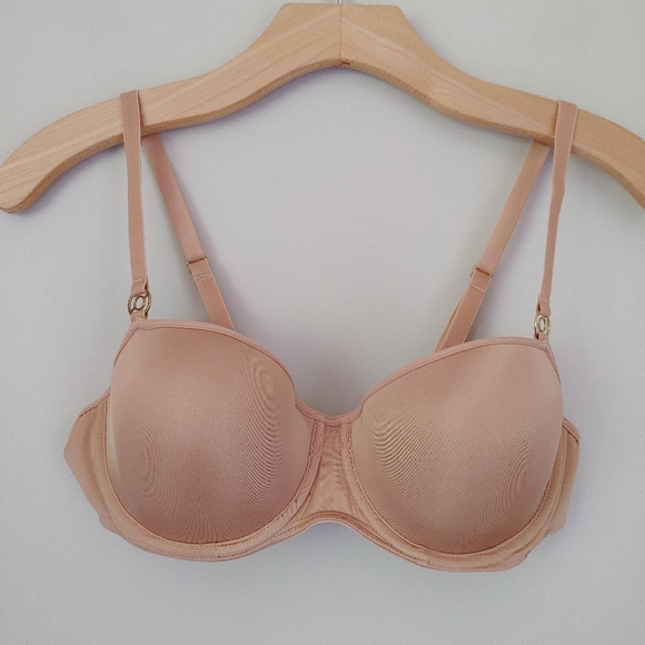 Marlies Dekkers Balcony Bra Camel Size 38B Shimmer - Picture 4 of 12